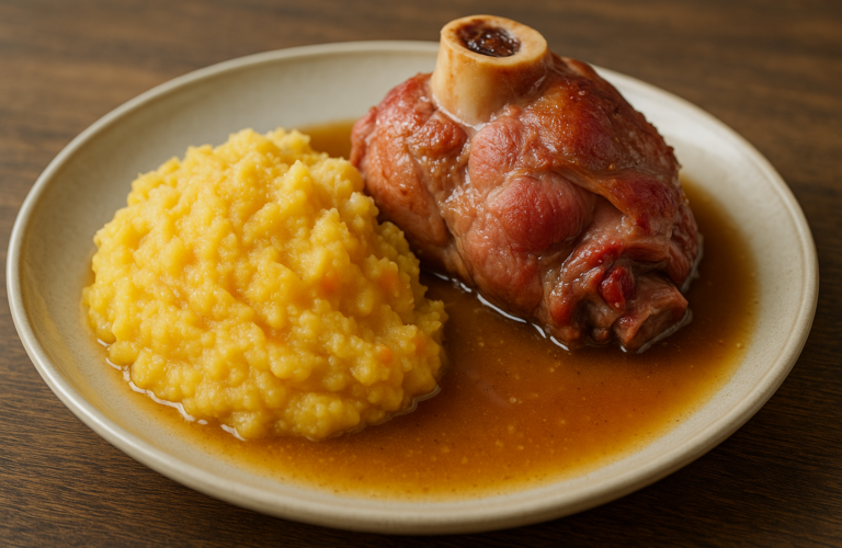 Rotmos med fläsklägg