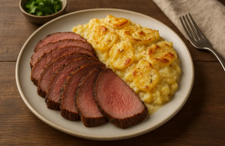 Tjälknöl med potatisgratäng