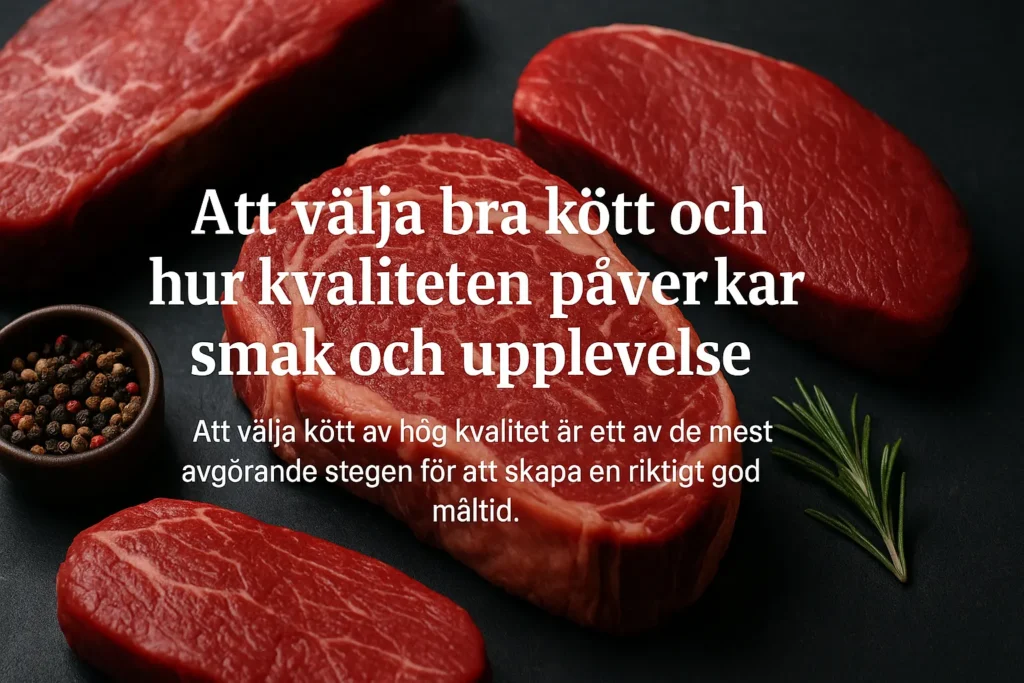 Välja rätt kött