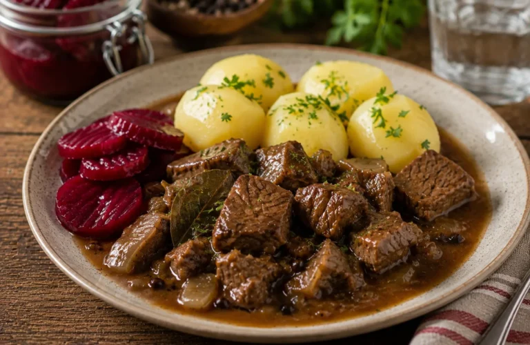 Kalops med kokt potatis